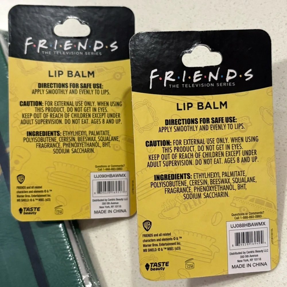 Friends Central Perk Journal and Lip Balm Set